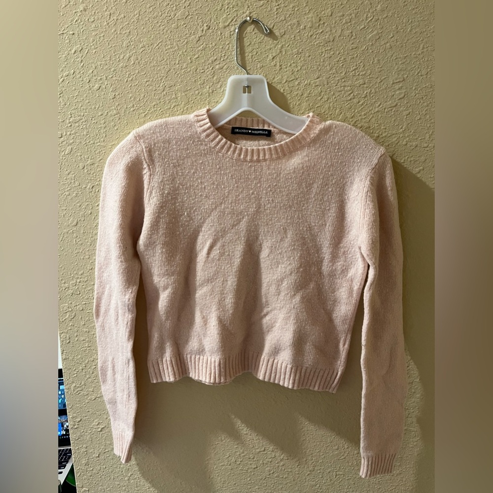 Brandy Melville Pink Sweater